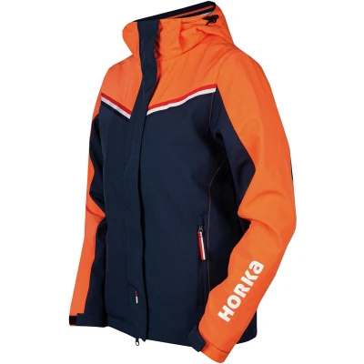 Afbeelding van KNHS Jas Fan NL Unisex Blauw/Oranje XXL