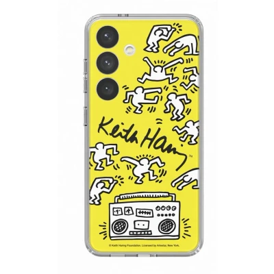 Afbeelding van Samsung Keith Haring Dance Plate Geschikt voor Galaxy S24 Yellow