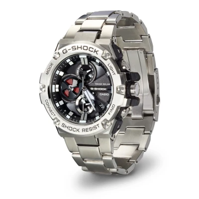 Afbeelding van G Shock heren Horloge GST B100D 1AER in de kleur Zilver