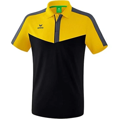 Afbeelding van Erima Squad polo geel/zwart/slate grey