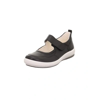Afbeelding van Legero Ballerina&#039;s met enkelbandjes, Dames, Maat: 38.5, Schwarz Leer