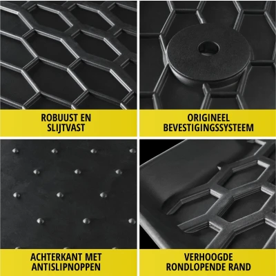 Afbeelding van WALSER 50785 Vloermatset Rubber voor en achter 4 Zwart Op maat gemaakt OPEL: Astra K Sports Tourer, Hatchback