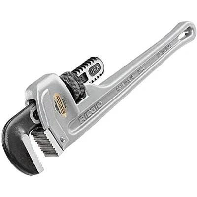 Afbeelding van RIDGID 31095 Model 814 Aluminium Rechte Pijptang Sanitaire Schroef Sleutel 14&quot;