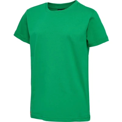 Afbeelding van Hummel Tshirt basic voor kinderen, Maat: 116, Jelly bean