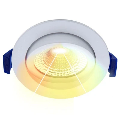 Afbeelding van Dimbare led inbouwspot wit, 2700K/3000K/4000K, kleine inbouwdiepte, IP54