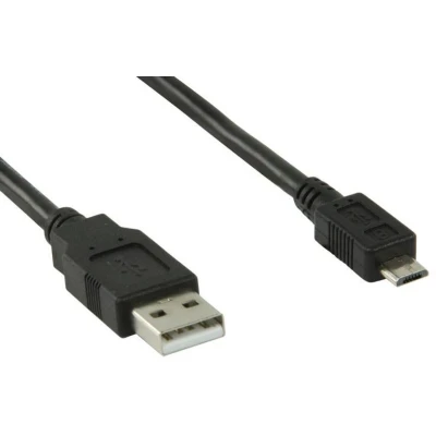 Afbeelding van Valueline Vlcp60500B10 Usb 2.0 A Male Micro B Kabel 1,00 M Zwart