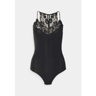 Afbeelding van Pieces Pckornelie Strap Bodystocking Body, Dames, Maat: Medium, Black
