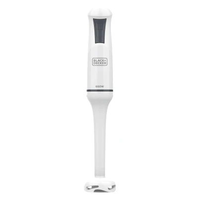 Image de Mixeur plongeant Black+Decker BXHB600E 600W Blanc