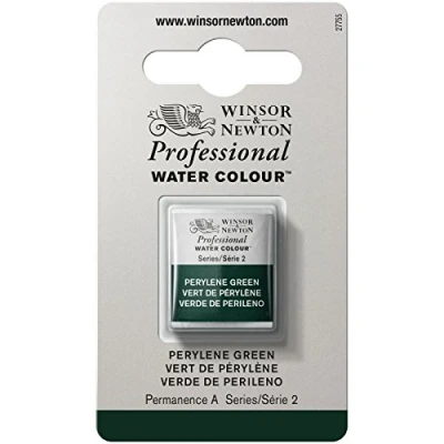 Afbeelding van Winsor &amp; Newton Professionele aquarelverf Aquarelverf, hoge helderheid, lichtecht, archiefkwaliteit, halve emmer, kleur peryleengroen