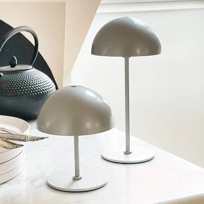 Afbeelding van Dyberg Larsen Along Portable Taffellamp 2 pcs. Mini Zilver DybergLarsen