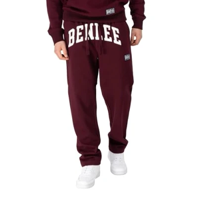 Afbeelding van Benlee Trainingsbroek, Heren, Maat: Large, Oxblood white