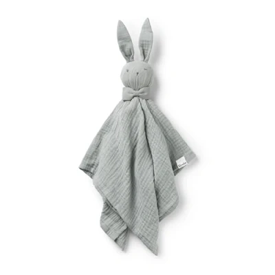 Afbeelding van Elodie Details Blinkie Baby knuffeldier konijn 100% katoen Mineraalgroen