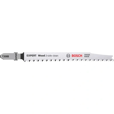 Afbeelding van Bosch Accessories 2608900553 EXPERT „Wood 2 side clean T 308 B Decoupeerzaagblad, 100 stuks stuk(s)