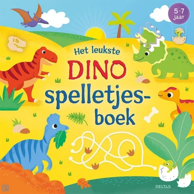 Afbeelding van Uitgeverij deltas het leukste spelletjesboek dinosaurussen