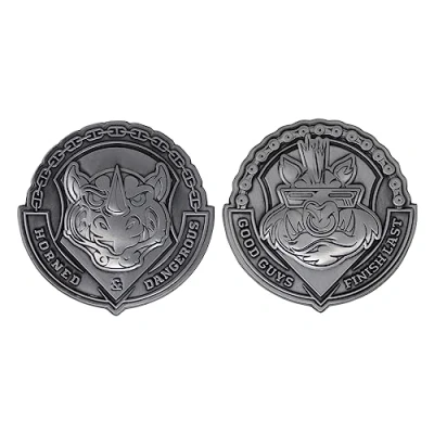 Afbeelding van Teenage Mutant Ninja Turtles: Bebop and Rocksteady Medallion Set