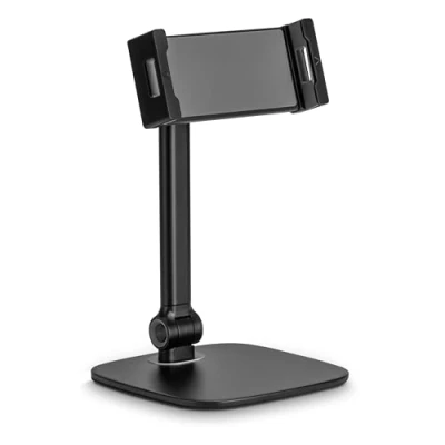 Afbeelding van InLine 55720S tabletstandaard met standaard, verstelbaar, universeel, tot 12,9 inch, voor iPad Pro, Air, Mini, Samsung Tab, Huawei en meer, zwart