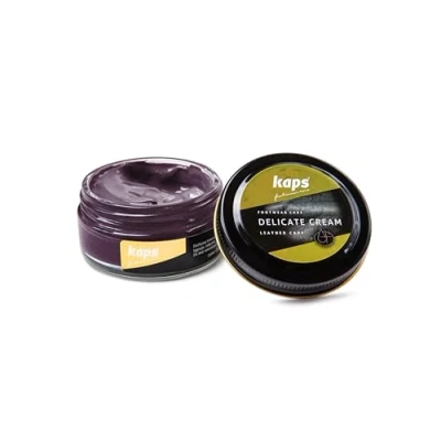 Afbeelding van Kaps Schoencreme schoensmeer verzorgt het leer en geeft glans (102) Donker Lila 50ml