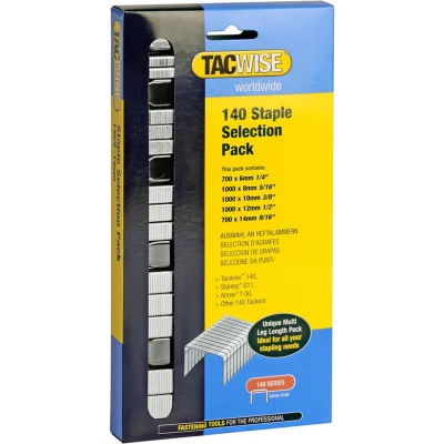 Afbeelding van Tacwise nieten voor tacker Type 140 6, 8, 10, 12 en 14 mm Gegalvaniseerd 4400 stuks
