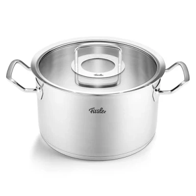 Afbeelding van Fissler Original Profi Collection RVS Kookpan met Glasdeksel 24cm 6,3 Liter