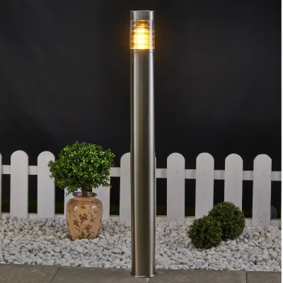 Afbeelding van Smalle tuinpadverlichting van roestvrij staal Enja