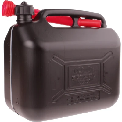 Afbeelding van ProPlus Jerrycan 10L Kunststof Zwart UN gekeurd Brandstofreservoir Tank