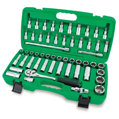 Afbeelding van Gereedschapskist TOPTUL 1/2 55 stuks(SL,PH,hexagon,TORX)
