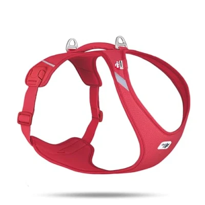 Afbeelding van Curli Belka Comfort Hondentuig Helemaal Nieuw Rood XL (XL, Hond, Algemeen), Kraag + Leiband