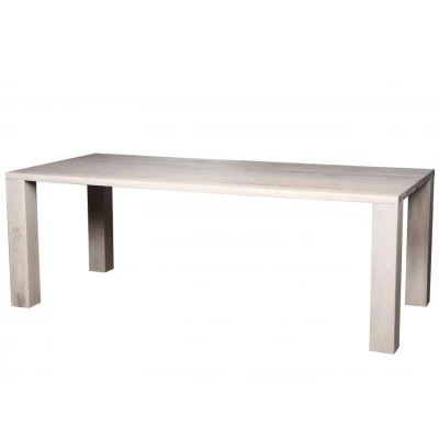 Afbeelding van Vergadertafel Lissabon breed 200CM diep 100CM bladkleur Blank Matlak