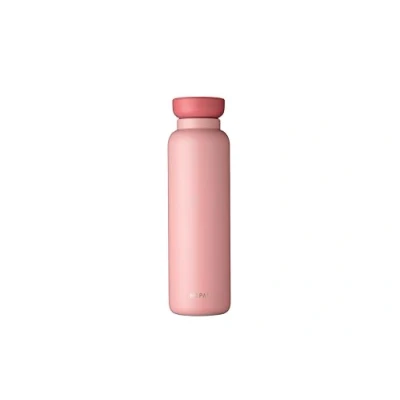 Image de Mepal Bouteille Isotherme Ellipse à Double Paroi Boire en Déplacement 12 Heures Chaudes et 24 Froides Acier Inoxydable 900 ml Nordic Pink
