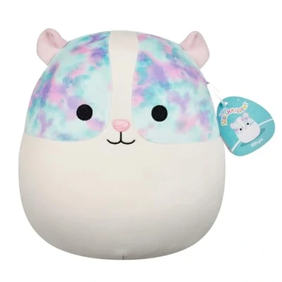 Image de Peluche Squishmallows Rhys Guinea Pig with Multicolored Eyepatches 30 cm