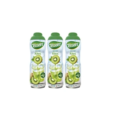 Image de Teisseire Sirop de Kiwi pour Cocktail, Boisson rafraîchissante, Bidon Recyclable 3x60cl