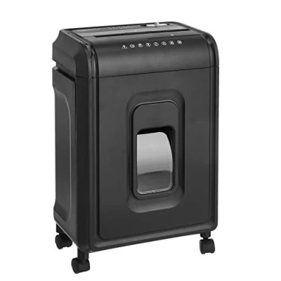 Afbeelding van Amazon Basics Papierversnipperaar met microsnede, 8 vellen, afneembare mand