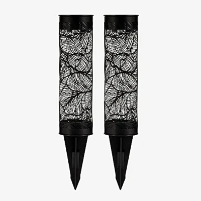 Afbeelding van Pauleen Sunshine Gloss 48163 Set van 2 zonne haringen voor balkon of tuin, zwart, buitenverlichting, metaal, kunststof, 1800 K