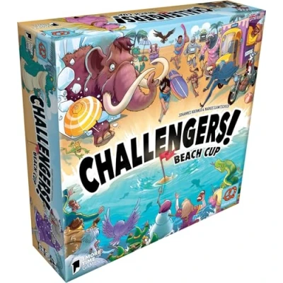 Afbeelding van Asmodee Z Man Games Challengers Beach Cup Bordspellen Kaartspellen Interactief Deck Building spel Volwassenen en kinderen vanaf 8 jaar 1 tot spelers Franse versie