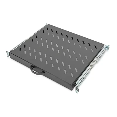Afbeelding van Digitus DN 19 TRAY 2 600 SW inch Apparaatbodem voor patchkast 1 HE Uittrekbaar Geschikt kastdiepte: mm Zwart