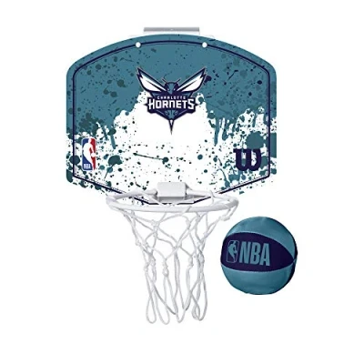 Afbeelding van Wilson mini basketbalring, NBA team ring van de Charlotte Hornets, kunststof