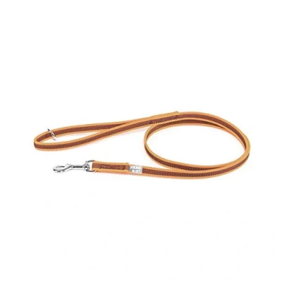 Afbeelding van Hondenriem 14mm x 1,2m Met Handvat Oranje