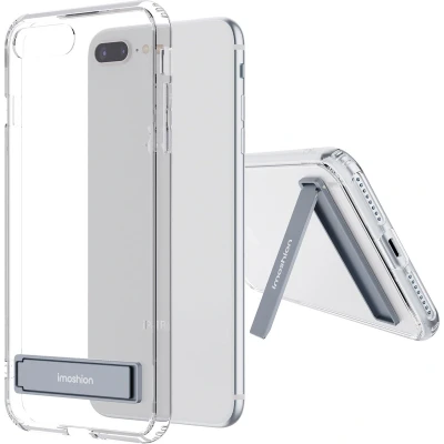 Afbeelding van iMoshion Hoesje Geschikt voor iPhone 8 Plus / 7 Stand Backcover Transparant