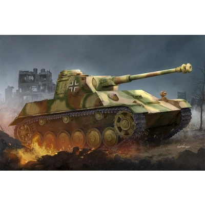 Afbeelding van 1:35 HobbyBoss 80151 German Pz.Kpfw.III/IV auf Einheitsfahrgestell Plastic Modelbouwpakket