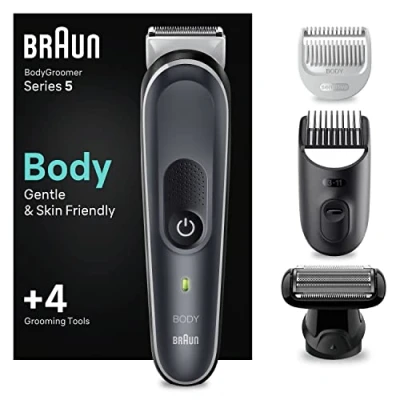 Afbeelding van Braun Bodygroomer Series 5 5370 Voor Heren Zorgvuldige Manscaping Het Hele Lichaam