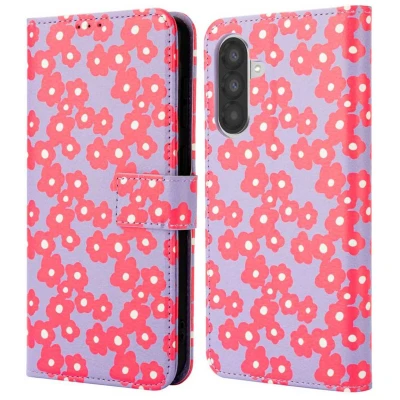 Afbeelding van imoshion Hoesje Geschikt voor Samsung Galaxy A36 Design Bookcase smartphone Dusty Rose Blossoms