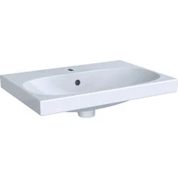Afbeelding van Geberit Acanto meubelwastafel wit KeraTect (60 x 42,2 cm) 1 kraangat,
