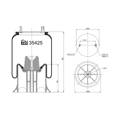 Afbeelding van Febi Bilstein Veerbalg 39425