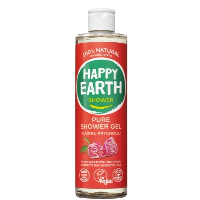 Afbeelding van Happy Earth Pure Shower Gel Floral Patchouli 300ML