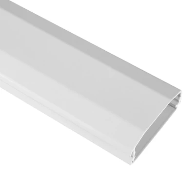 Afbeelding van Aluminium Kabelgoot 60 mm 20 Vouw en kliksysteem 1,1 meter Wit