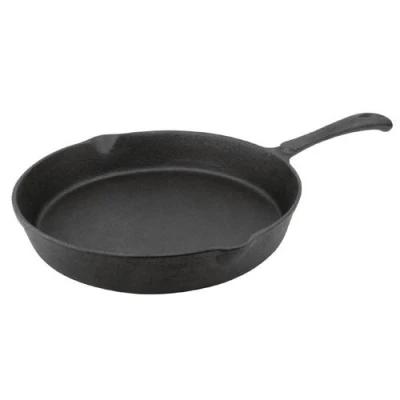 Image de Poêle à Frire Professionnelle 255 mm Ronde Vogue Fonte167