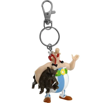 Afbeelding van Asterix and Obelix: Obelix Carrying A Boar Keychain