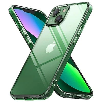 Afbeelding van Ringke Fusion Compatibel met iPhone 13 Case, Transparant Schokbestendig Bumper Hoesje Clear
