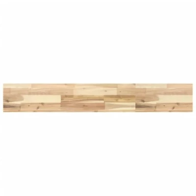 Afbeelding van vidaXL Wandschap zwevend 140x20x4 cm onbehandeld massief acaciahout