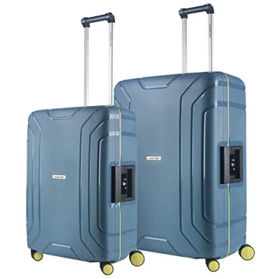 Afbeelding van CarryOn Steward Kofferset 2 delig met kliksloten Grote koffer 100 ltr + 70 middenmaat Blauw